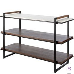 Marble Top Wooden Bookshelf