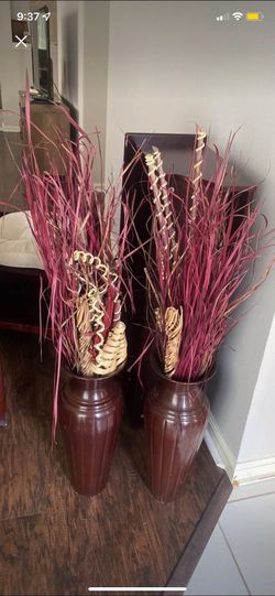 Faux Plant With Vase