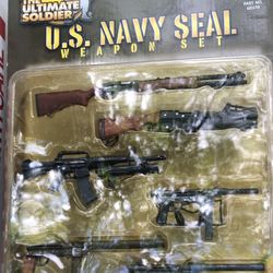 Ultimate Soldier:  US Division NavySeal: 1/6 Scale Weapon Set
