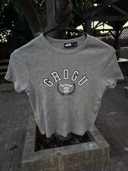 Star Wars Gray Ribbed Graphic Tee