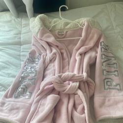 Xs Small Pink Robe From Pink. It Fits A Medium.