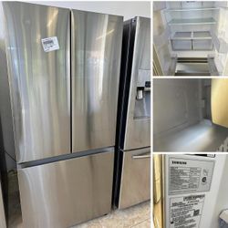 Samsung 2022 Model French Door Refrigerator In Stainless Steel 