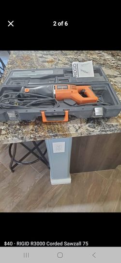 Rigid R3000 corded Sawzall