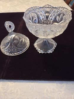 Holiday candy Dish & Lid