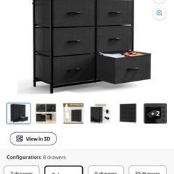8 Drawer Storage Dresser