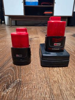 Milwaukee M12 batteries