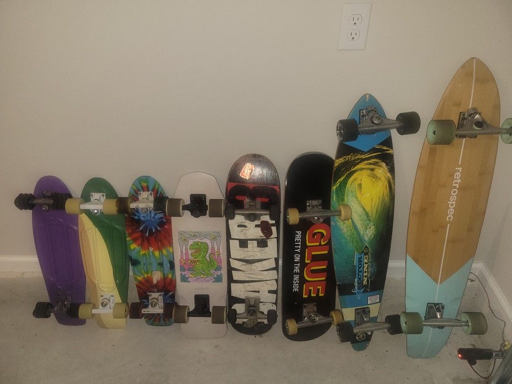 Skateboards, Longboards, And Nickel Boards For Sale