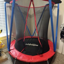 Zupapa Indoor Kids Trampoline With Safety Net