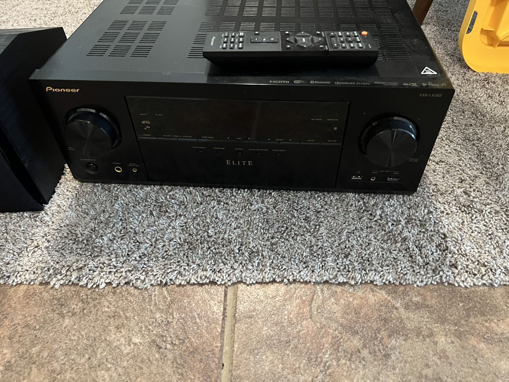 Pioneer VSX-LX302 Receiver & Polk Audio and Definitive Speakers/Subwoofer