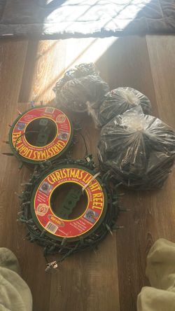 Christmas Light Reels with Extra Light Sets