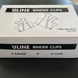 Binder Clips. 2”. 