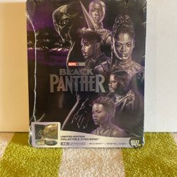 Marvel Black Panther 4K + Blu-ray + Digital Steelbook 