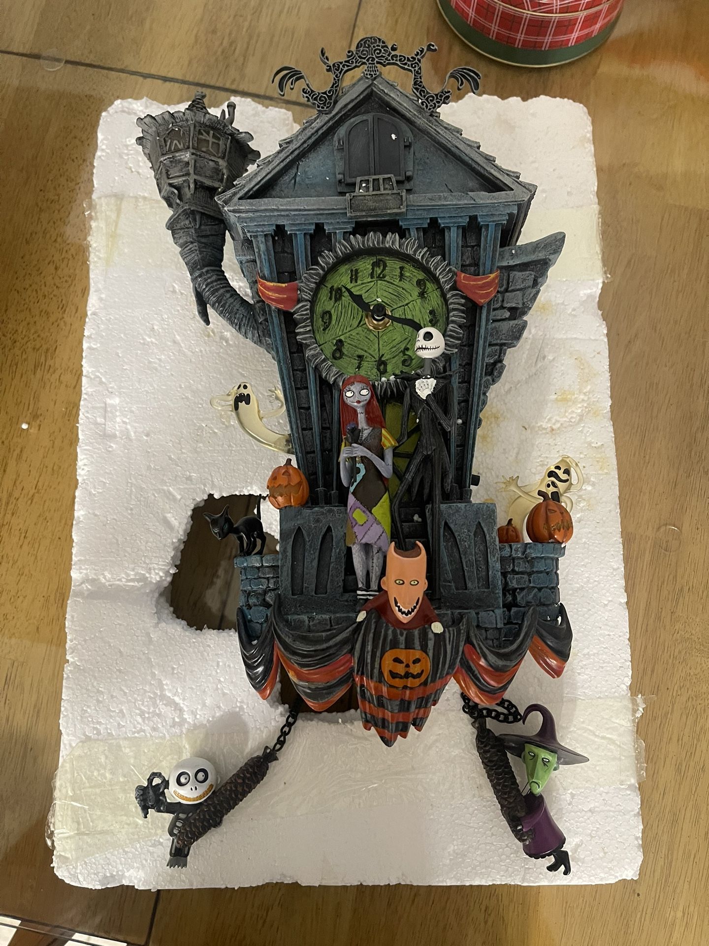 Nightmare Before Christmas Cuckoo Clock.  Not Perfect Please Read Full Description