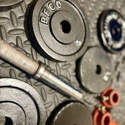 CLASSIC BFCO  Dumbbells [ Reconditioned to its original glory 60s/70s]  82 lbs.