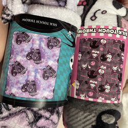 Hello Kitty Nightmare Before Christmas Blanket