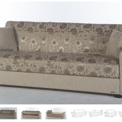 Elita  Beige Sofa Bed