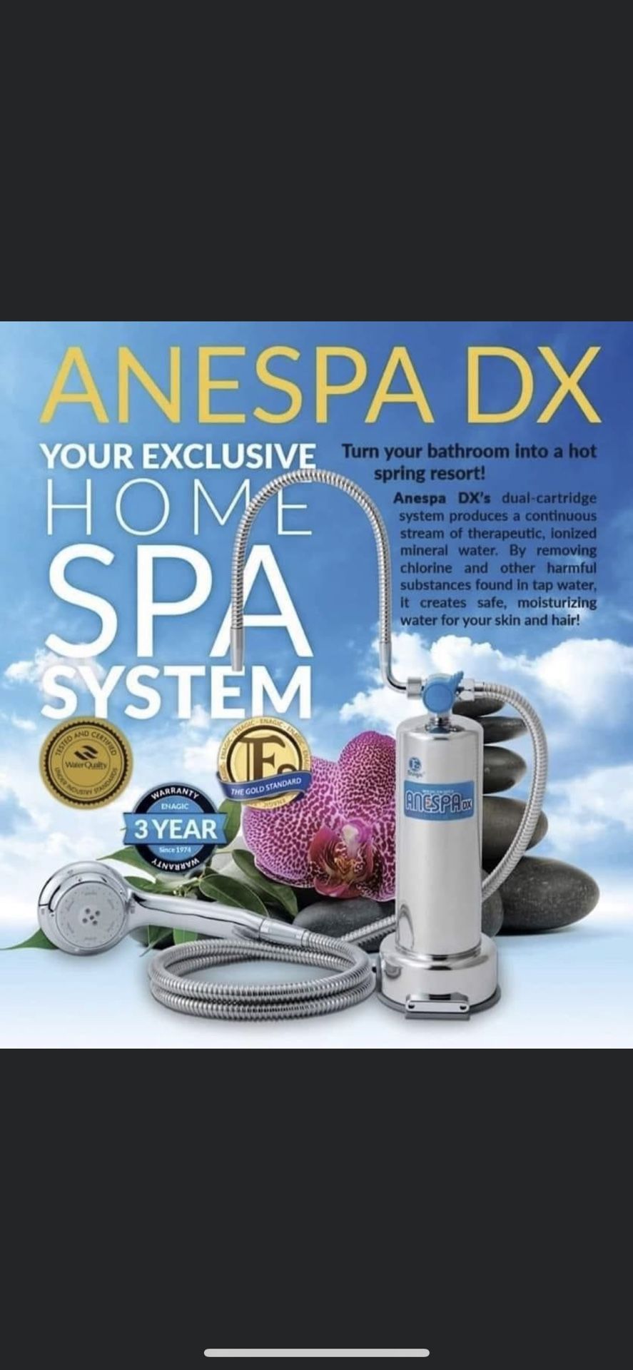 ANESPA DX ミネラルイオン水ウォーターANSP-02 アネスパDX ANSP-02