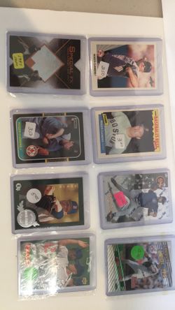Eight Roger Clemens cards