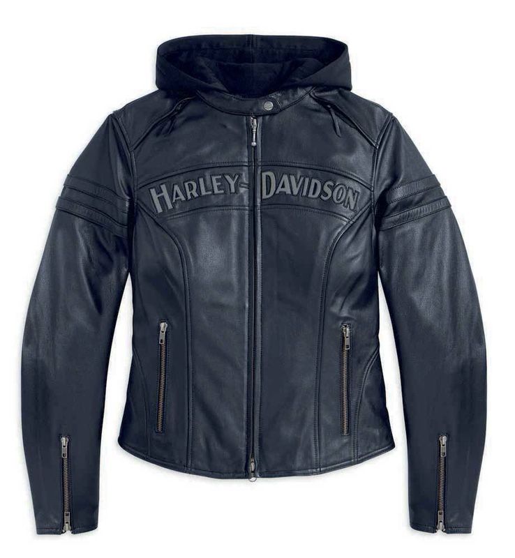 Harley-Davidson® Women's Miss Enthusiast 3 in 1 Leather Jacket 98030-12VW