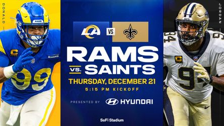 RAMS VS SAINTS Section 223 Row 26 2 Tickets!! August 22