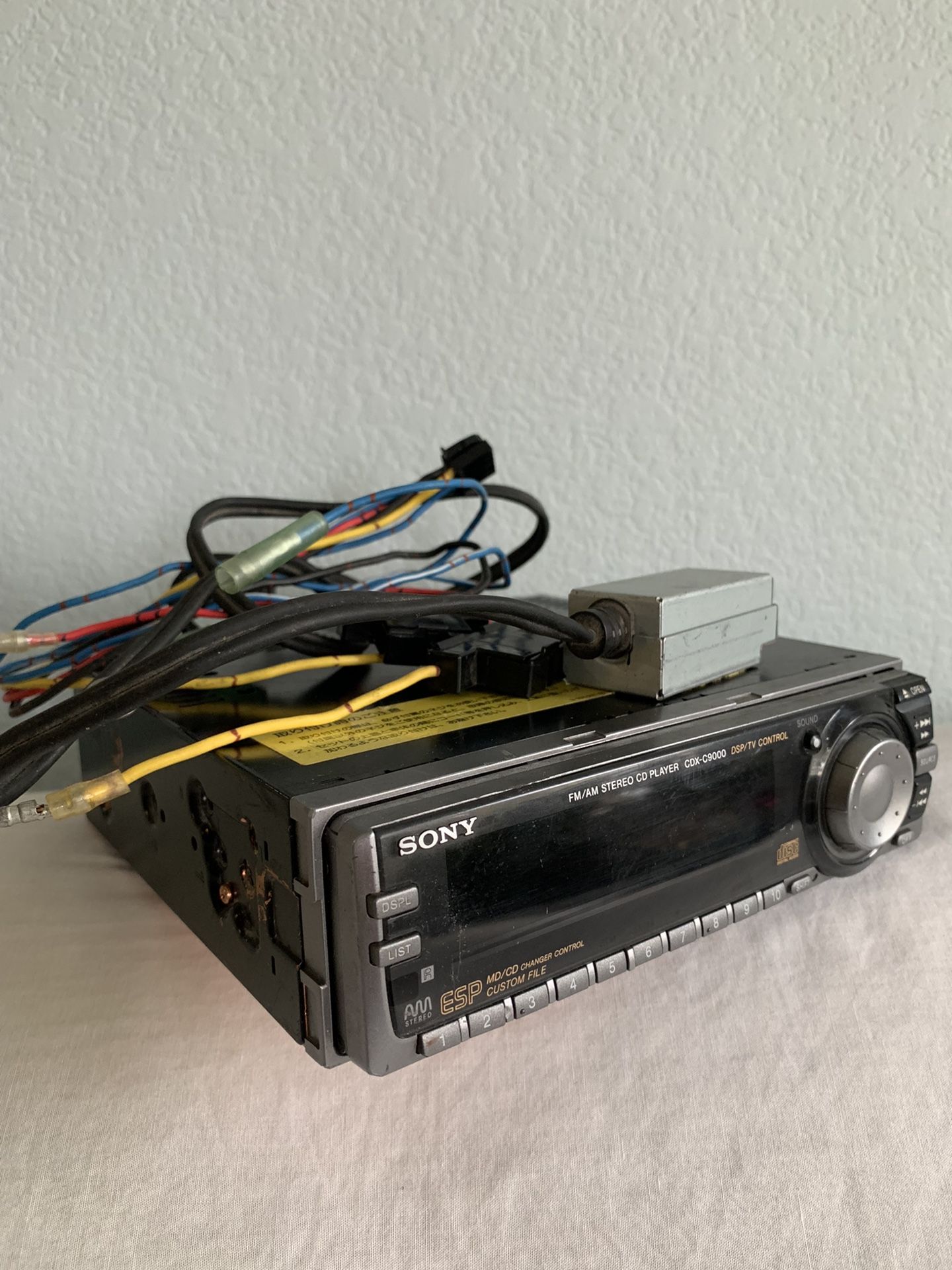 SONY CDX-C9000 CD player /Radio Car Stereo- rare, High End. for