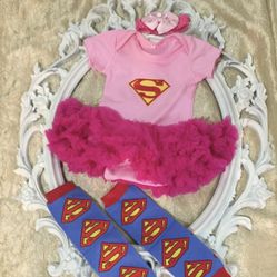 Superman Tutu Dress Thumbnail