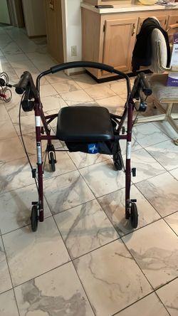 Walker With Seat