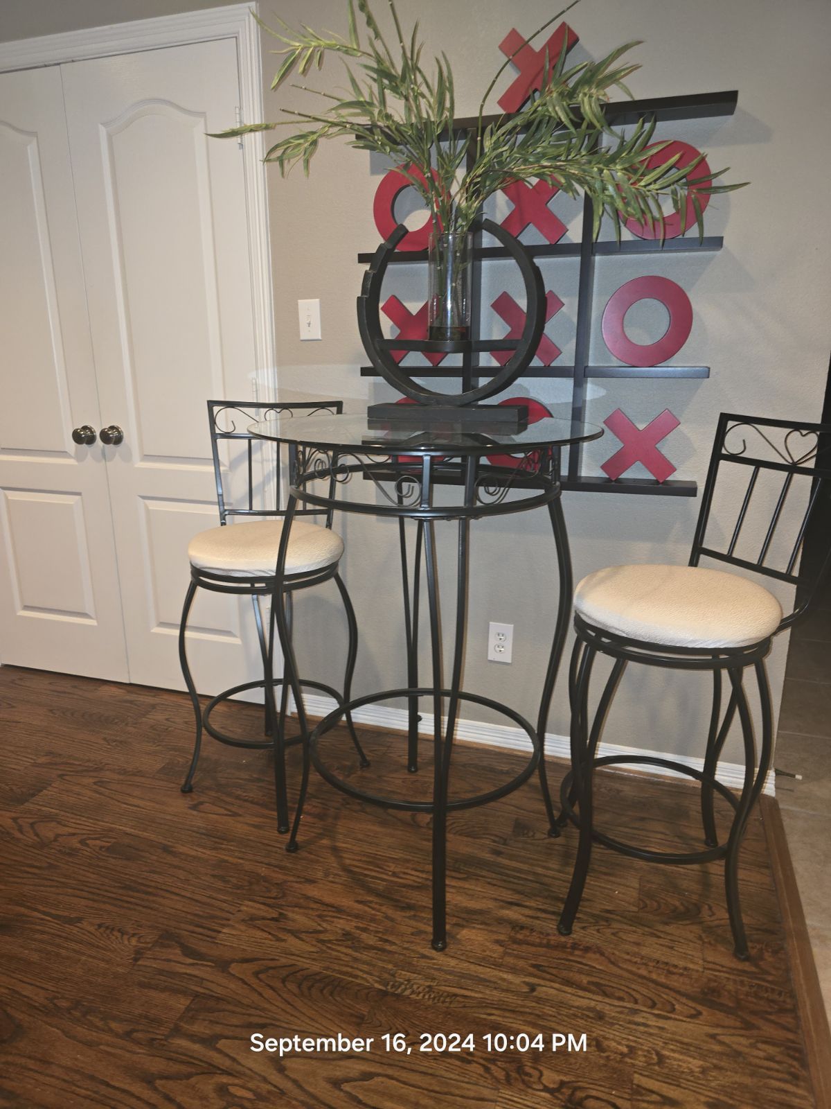 High Bar Table W/ 2 Barstools