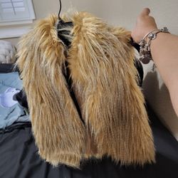 Fur Brown Vest