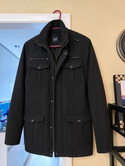 Guess Black Wool Field Jacket