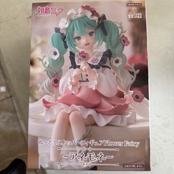 Hatsune Miku FuRyu Flower Fairy Anemone Noodle Stopper Figure