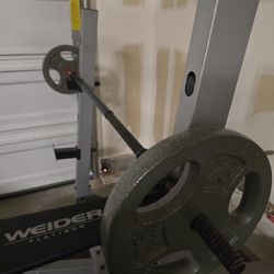 Workout Dumbells, 1 Inch Barbell, 1 Inch Plates, Kettel Bell