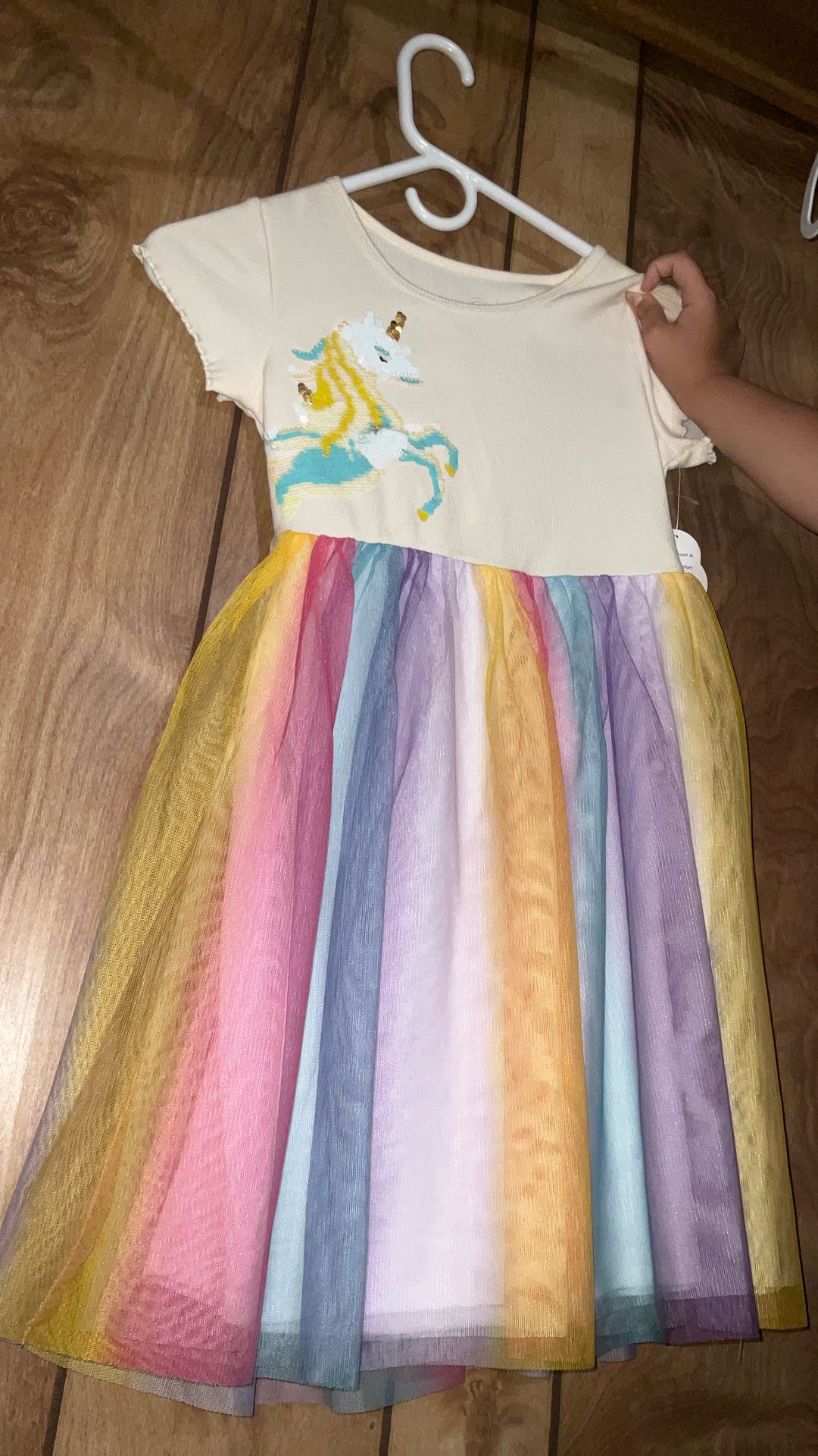 Girls unicorn dress brand new with tags