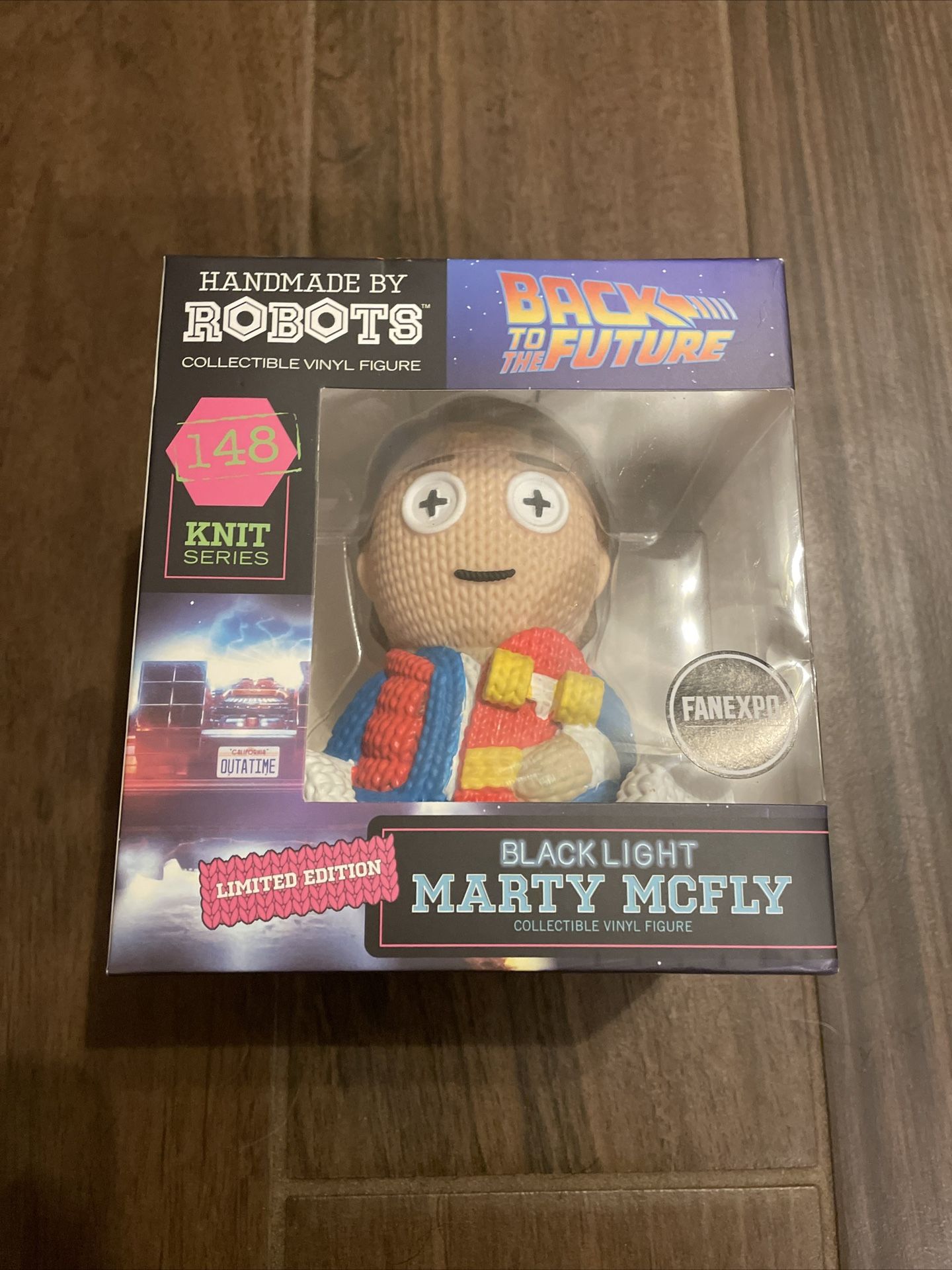 Handmade By Robots Marty McFly Black Light FANEXPO Limited Knit series #148