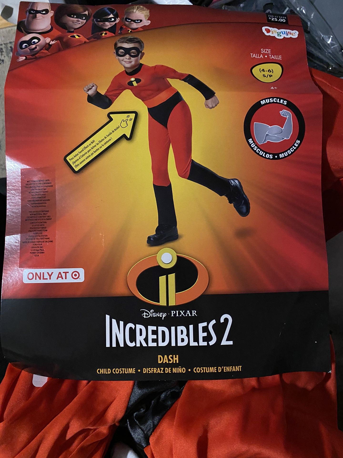 Kids incredibles dash costume