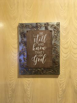 Embossed Frame Sign (Frame)