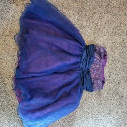 Jrs size 5 Speechless purple strapless formal short dress