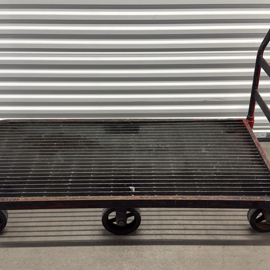 Heavy duty metal utility cart
