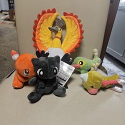5 Pack Of Pokemon Rare Plushes! 