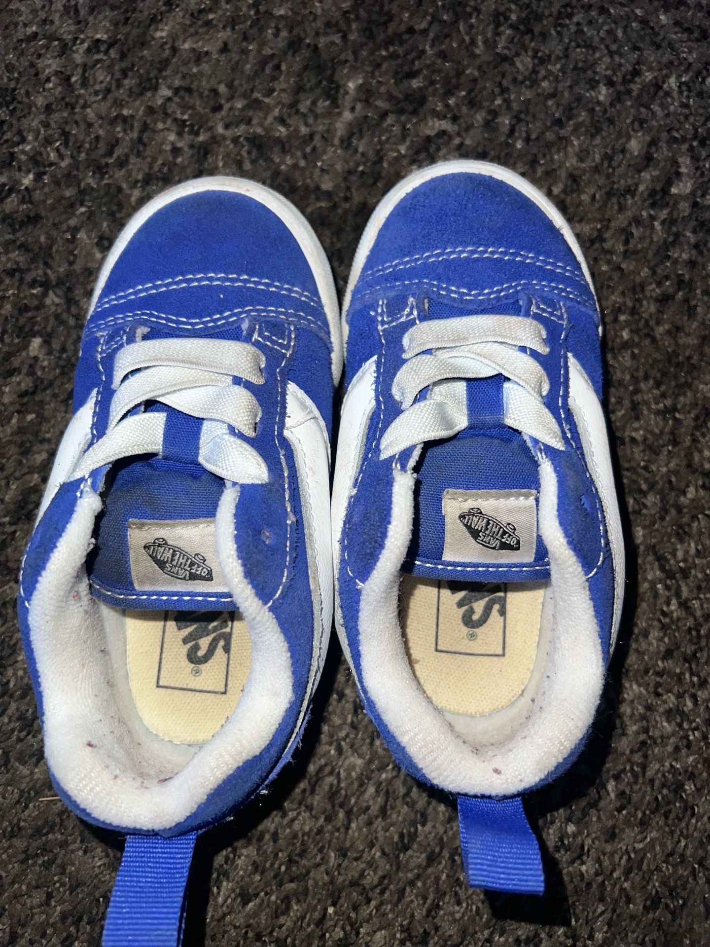 Toddler Blue Vans size 8