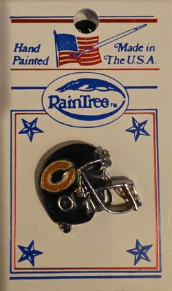 Chicago Bears & Seattle Seahawks Helmet Lapel Pins