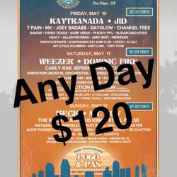 Wonderfront Festival Day Ticket for Any Day