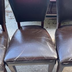 4 Padded dining chairs  Thumbnail