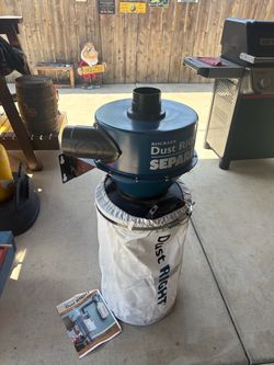 Rockler Dust Right wall Mounted Dust Collector Cyclone Seperator