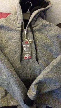 Men's Sherpa Lined Hooded Jacket...New...