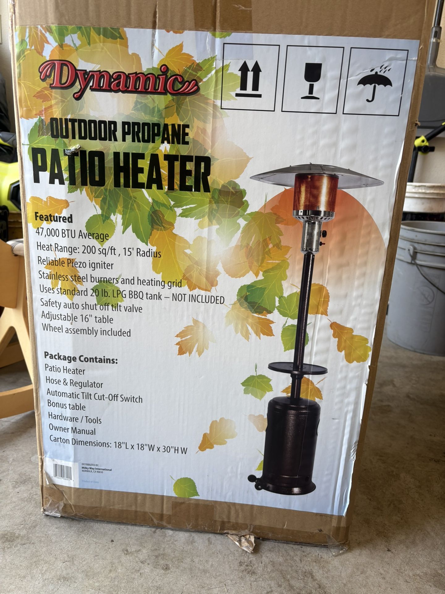 Outdoor Propane Patio Heater (Never Been Used)