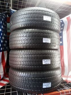 4 USED TIRES P275/65R18 GOODYEAR WRANGLER SR-A 275/65R18 TRUCK SUV TIRES  275 65 18 for Sale in Fort Lauderdale, FL - OfferUp