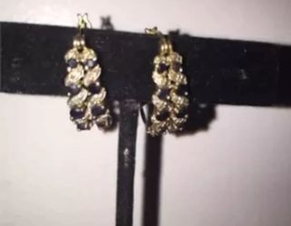 Gold plated earrings sets