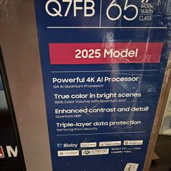 Brand New Samsung Qled 65 In Smart Tv