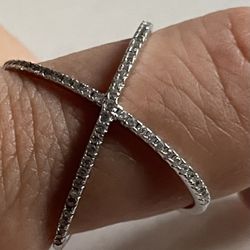 Sterling Silver 925 Size 8 Ring 